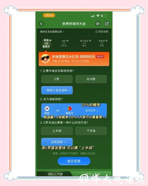 世界杯竞猜官网：探索更多赛事竞猜选择